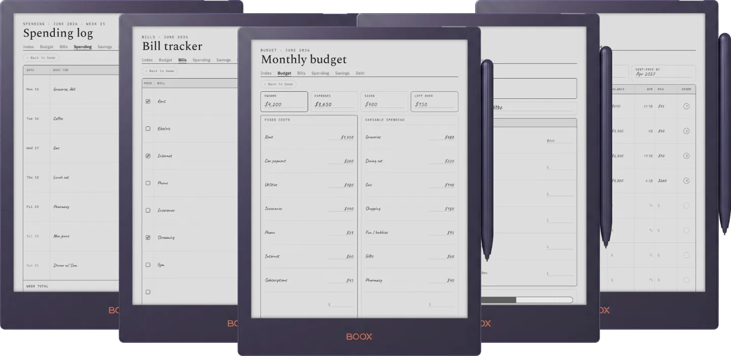 The Planner · Budget