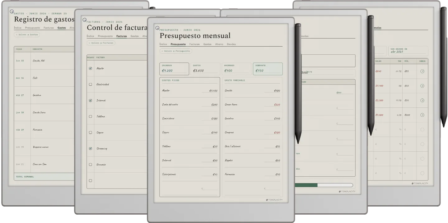 The Planner · Presupuesto