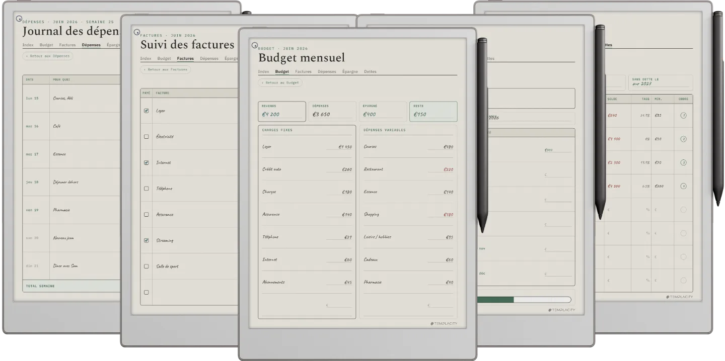 Planner budget numérique