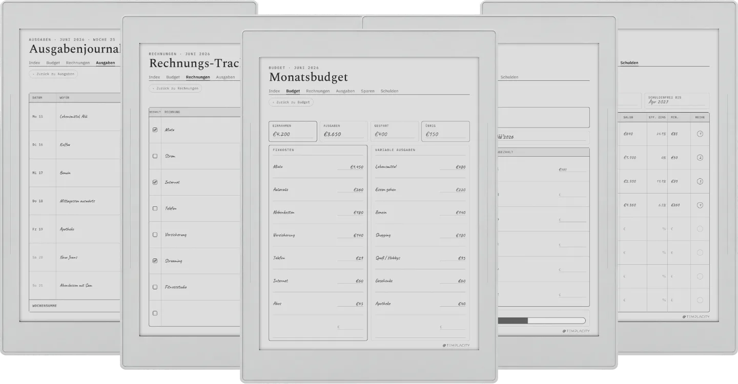 The Planner · Budget