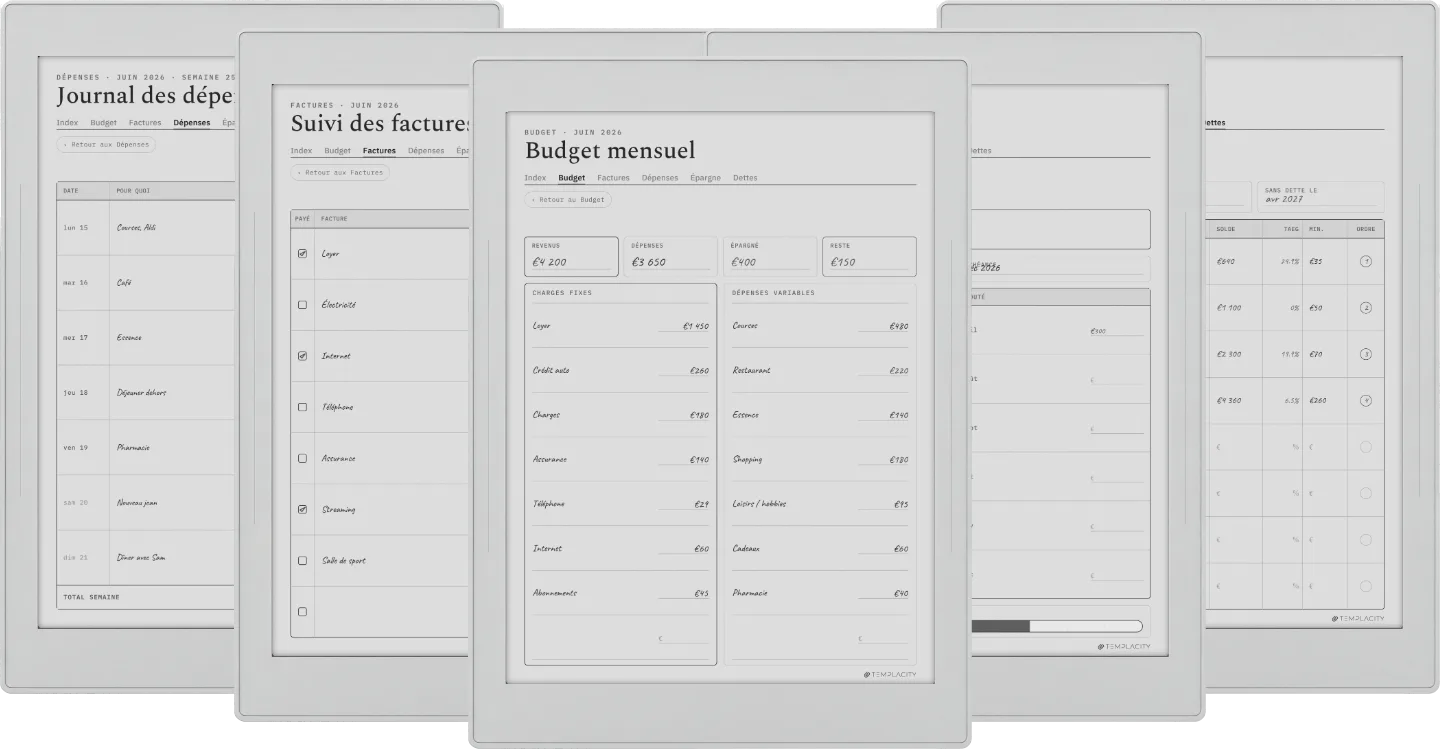 The Planner · Budget