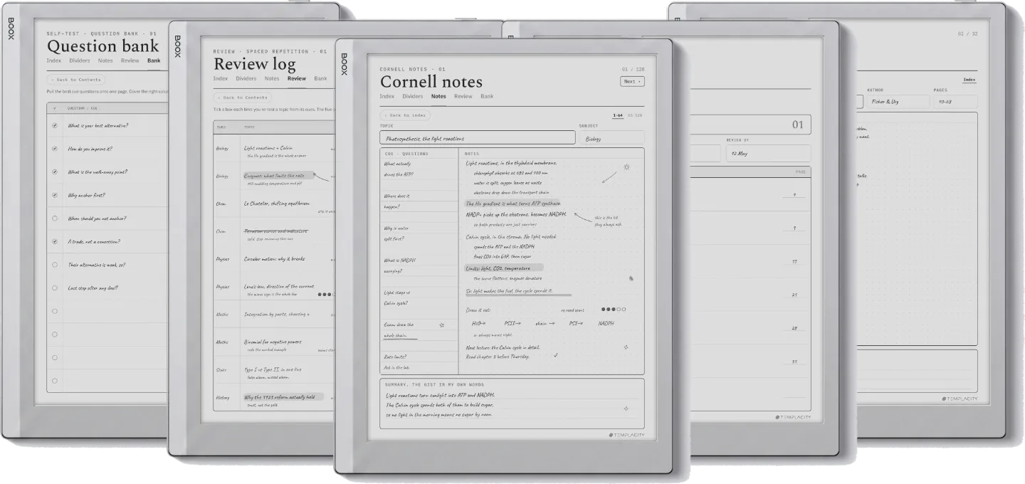 Cornell Notes Template