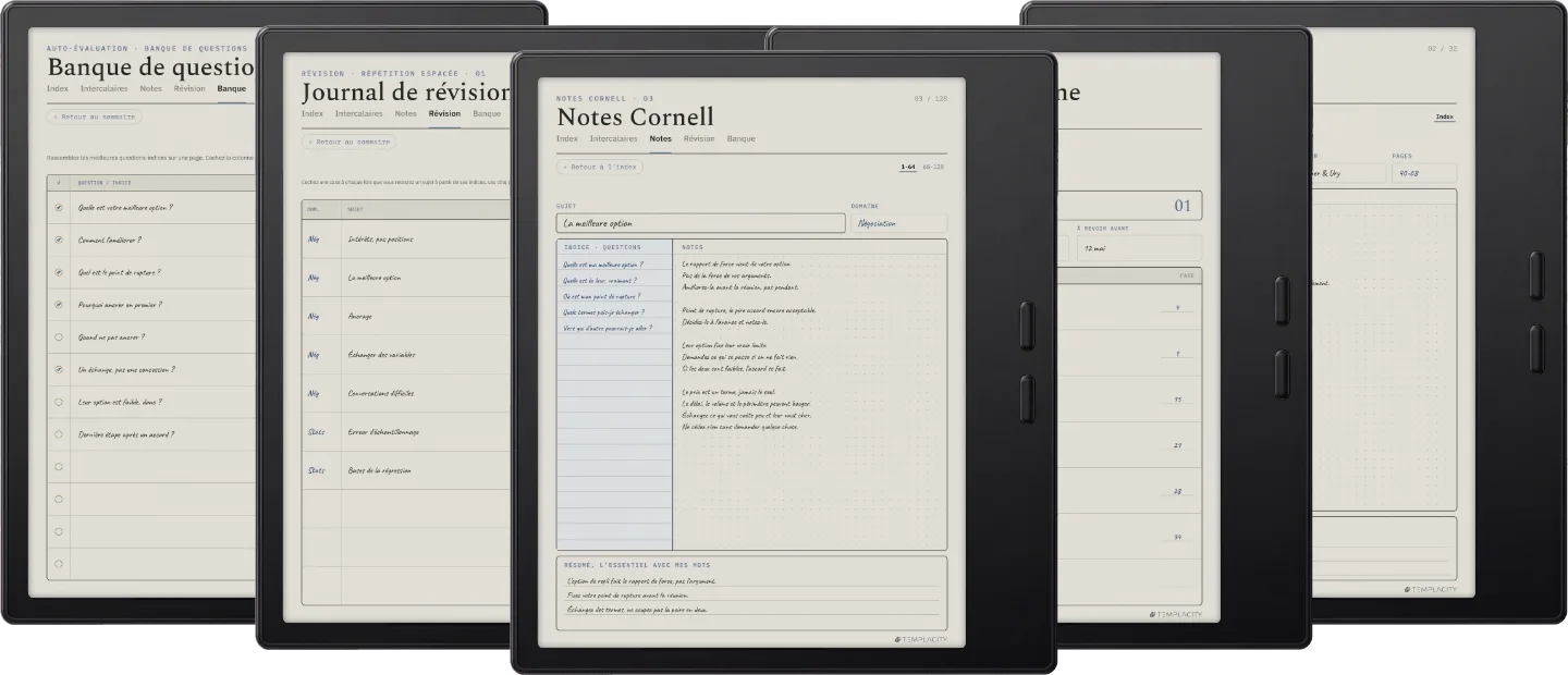 The Planner · Cornell Notes