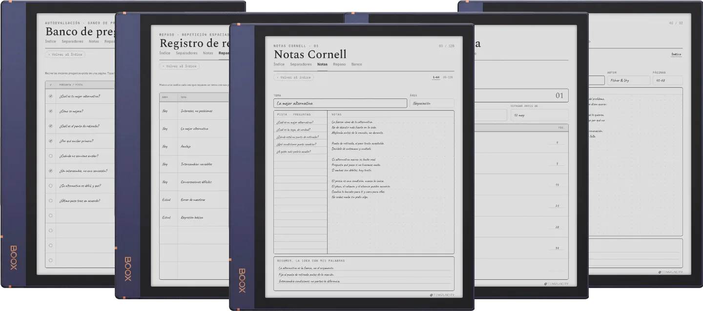 The Planner · Notas Cornell