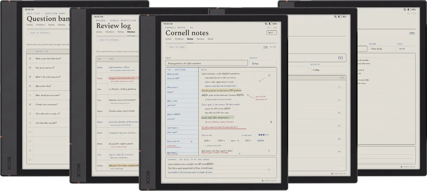 The Planner · Cornell Notes