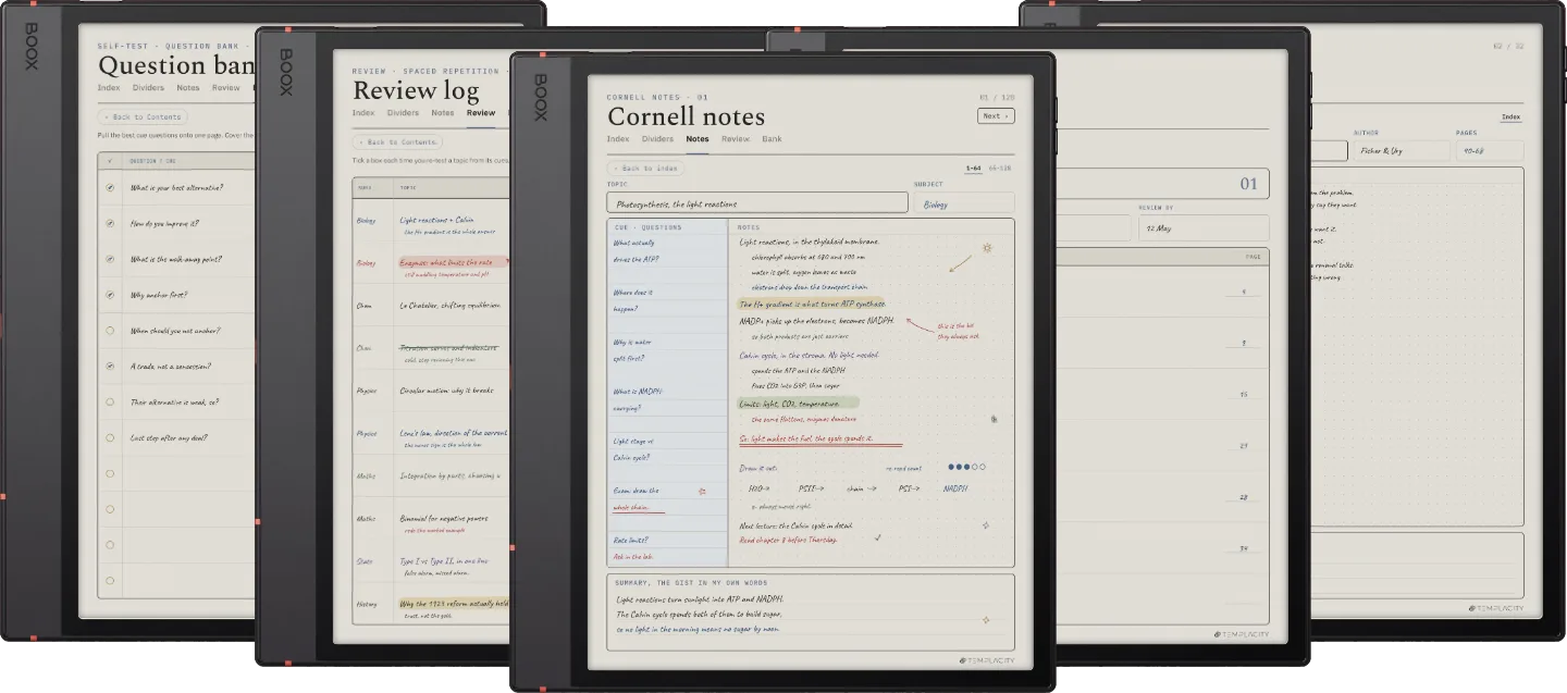 The Planner · Cornell Notes