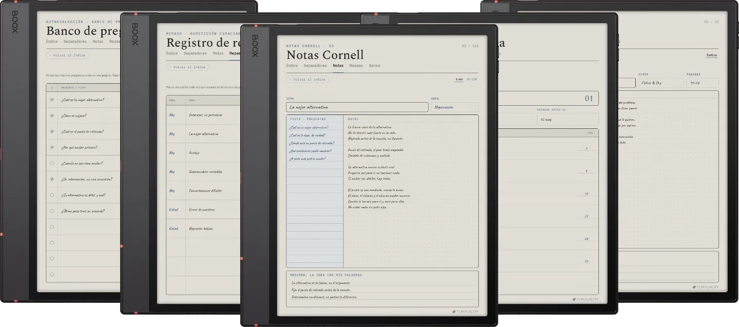 The Planner · Notas Cornell