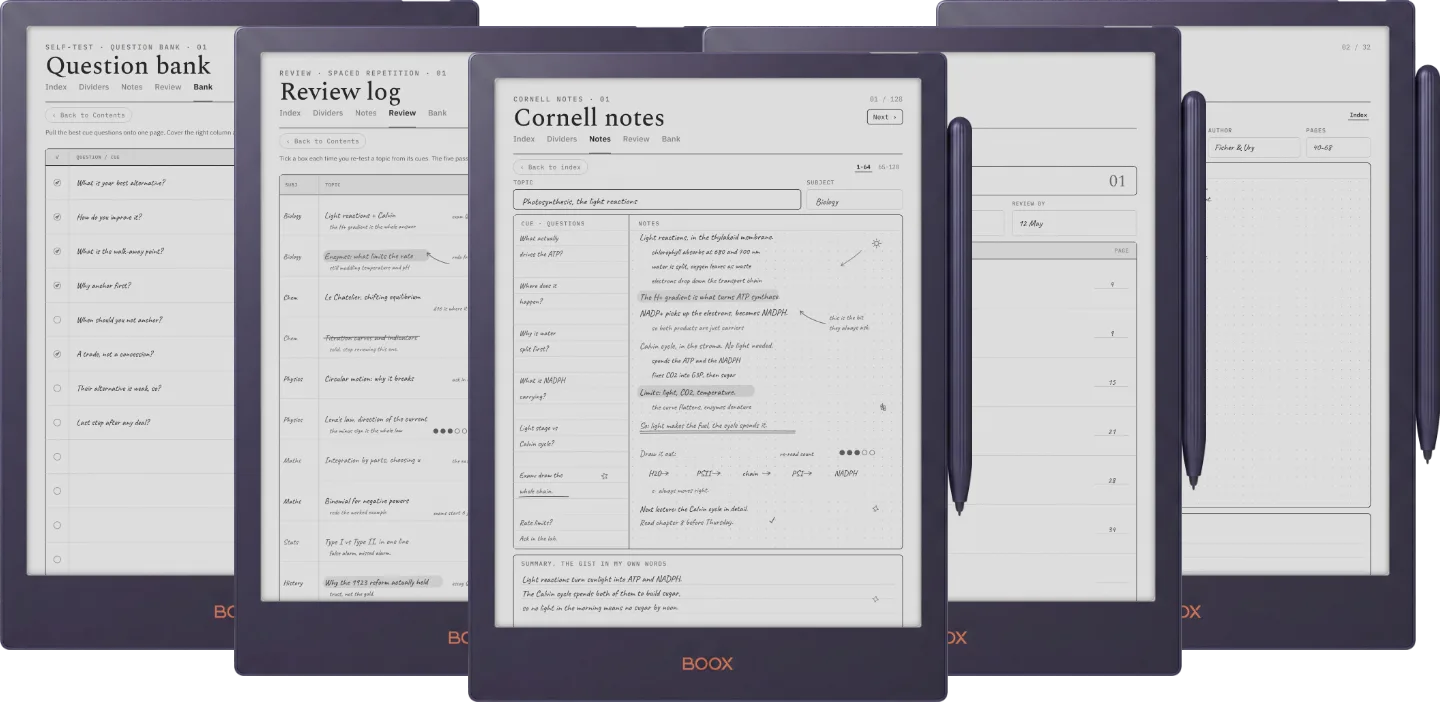 The Planner · Cornell Notes