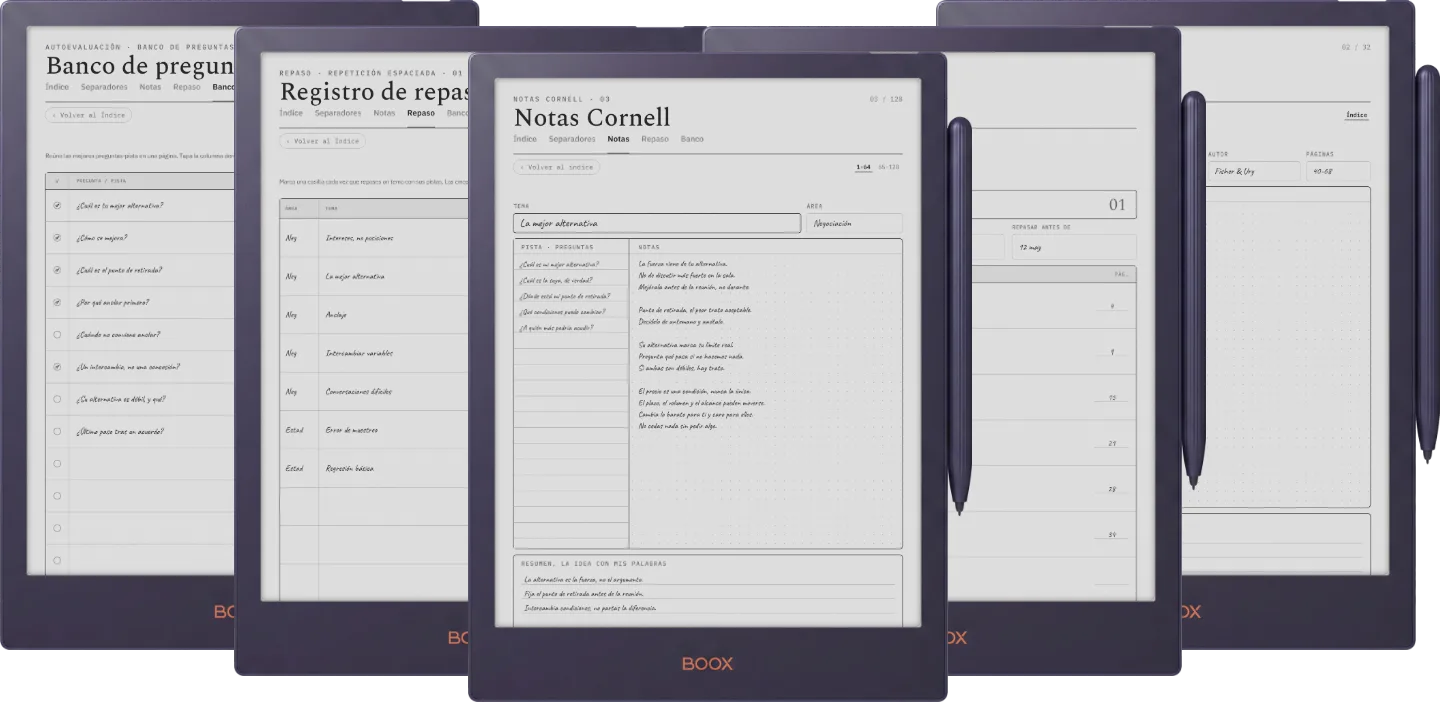 The Planner · Notas Cornell