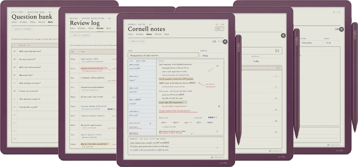 Cornell Notes Template