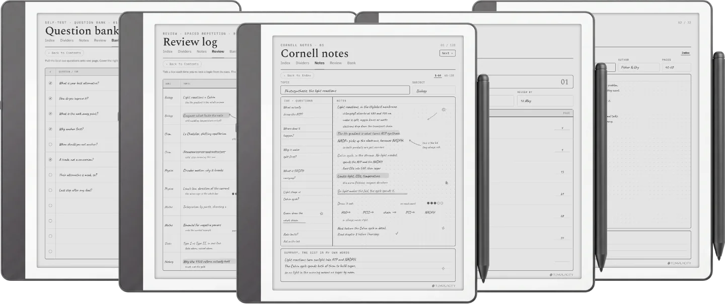 Cornell Notes Template