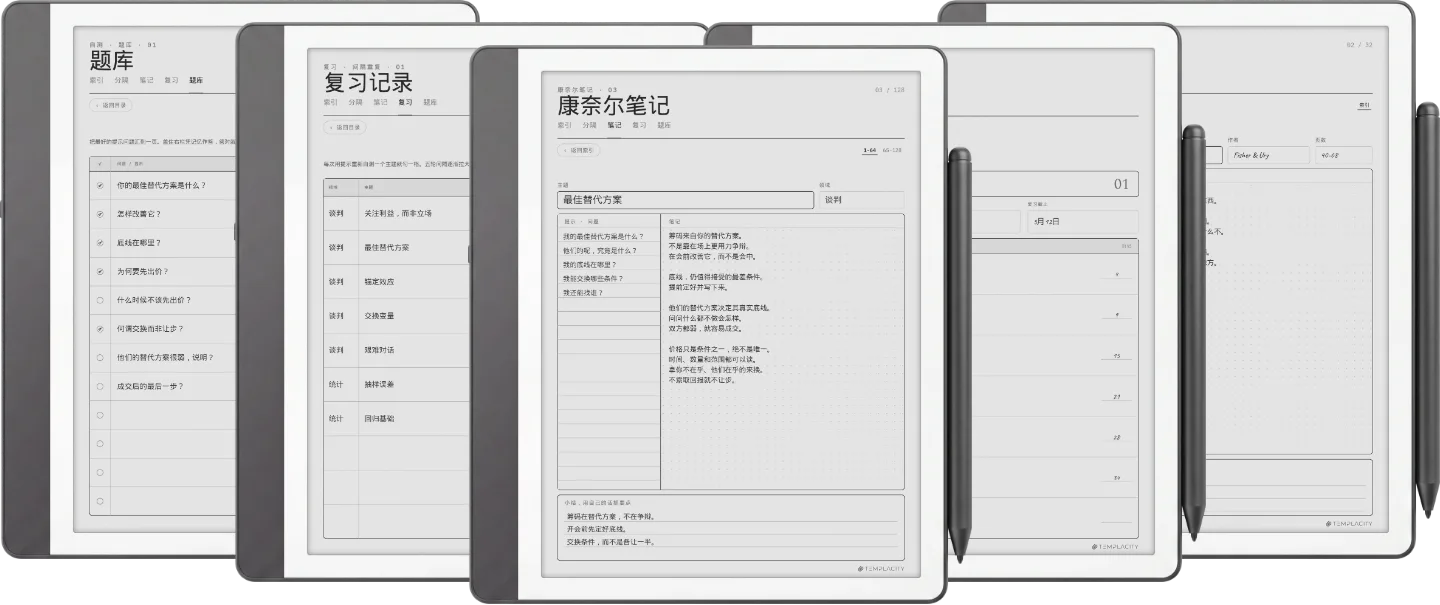 康奈尔笔记模板