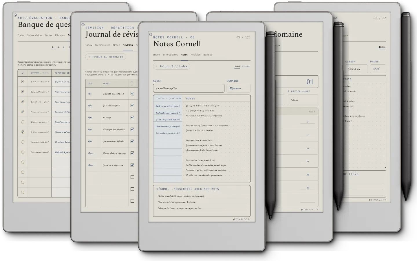 The Planner · Cornell Notes