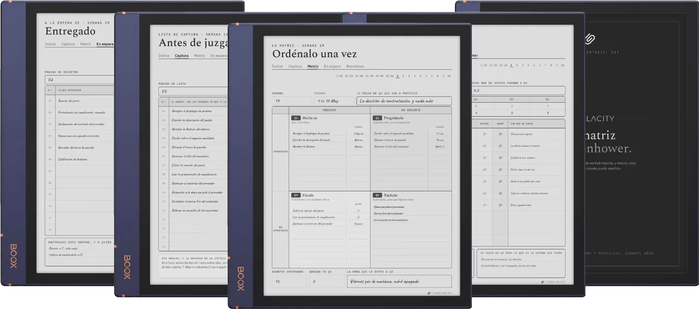 The Planner · Matriz de Eisenhower