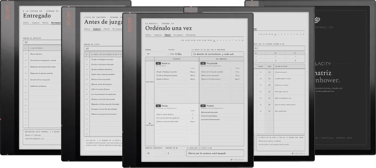 The Planner · Matriz de Eisenhower