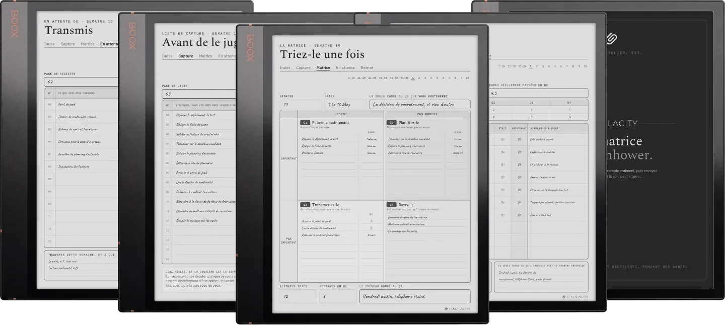 Le Planner · Matrice d'Eisenhower