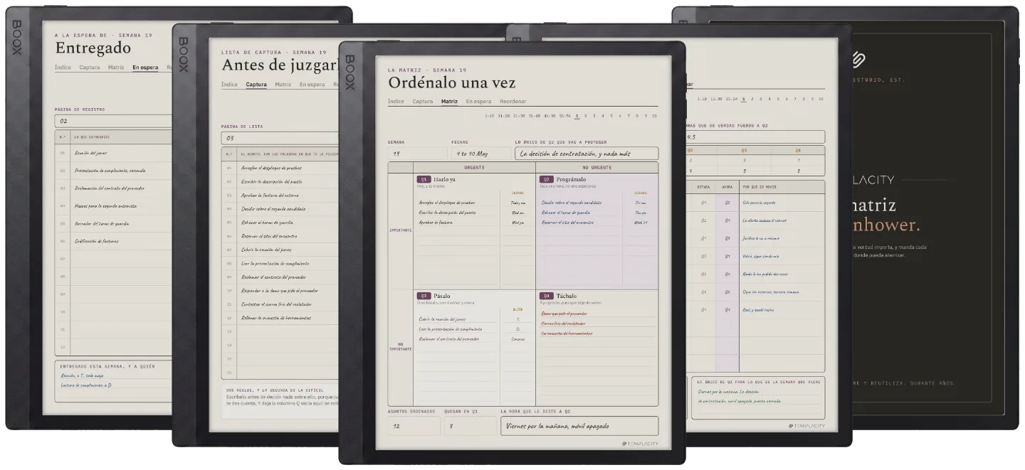 The Planner · Matriz de Eisenhower