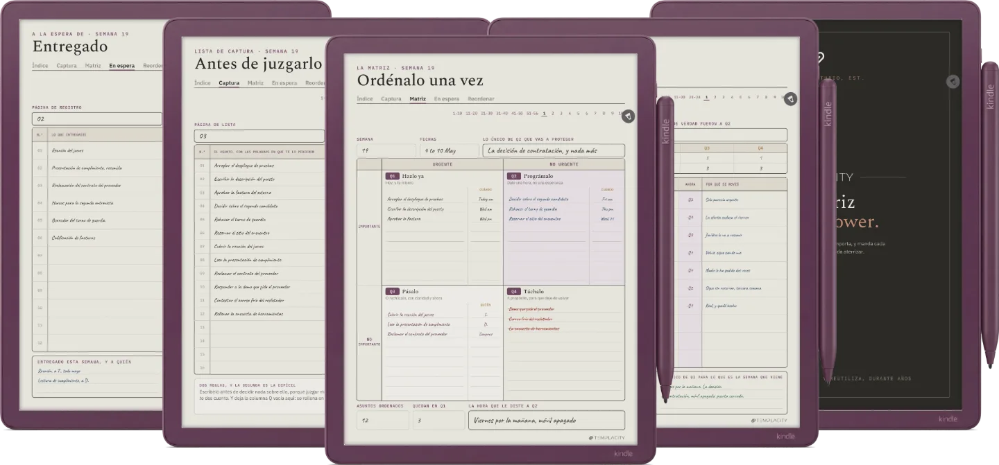 The Planner · Matriz de Eisenhower