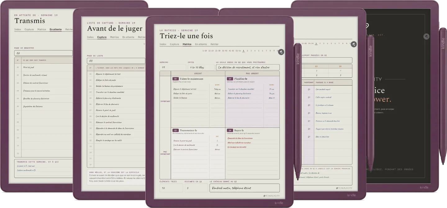Planner Matrice d'Eisenhower