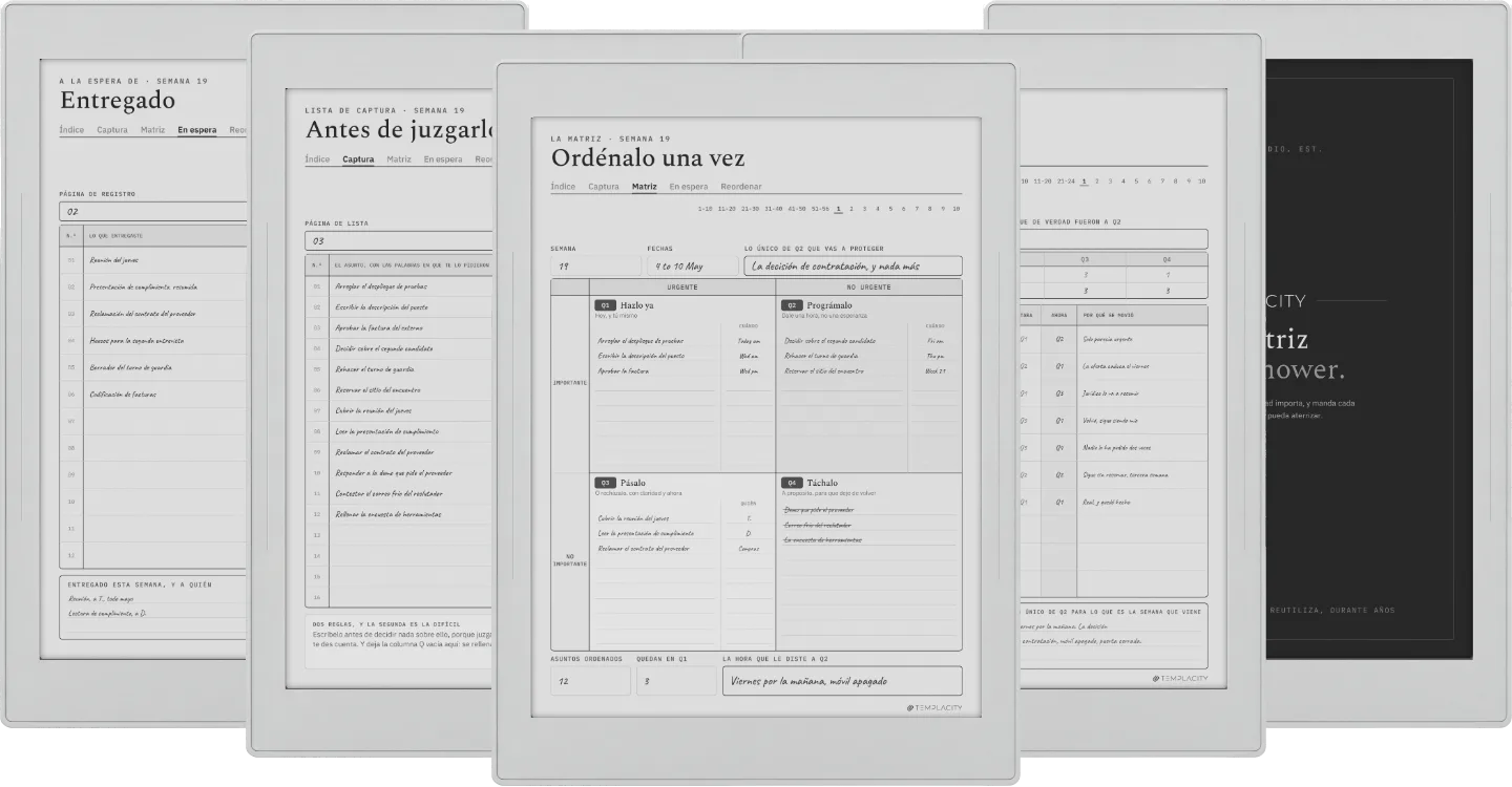 The Planner · Matriz de Eisenhower