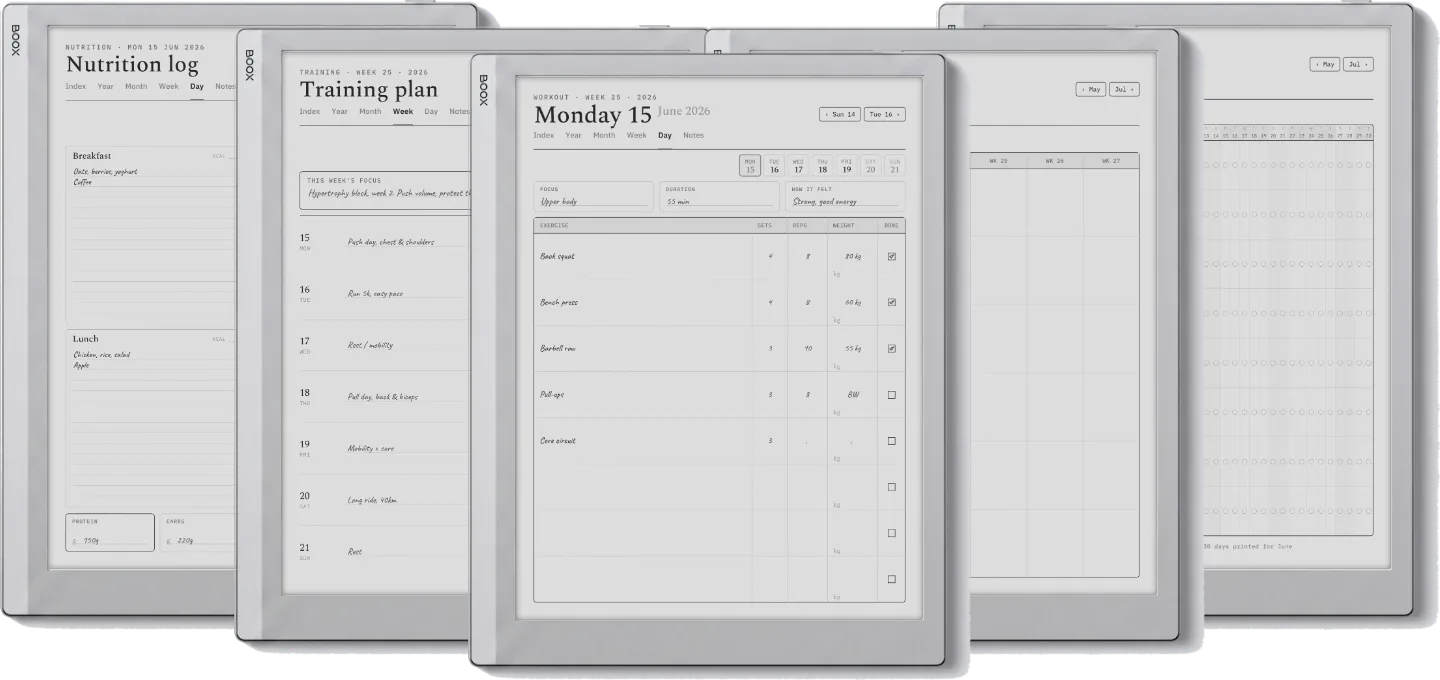 The Planner · Workout