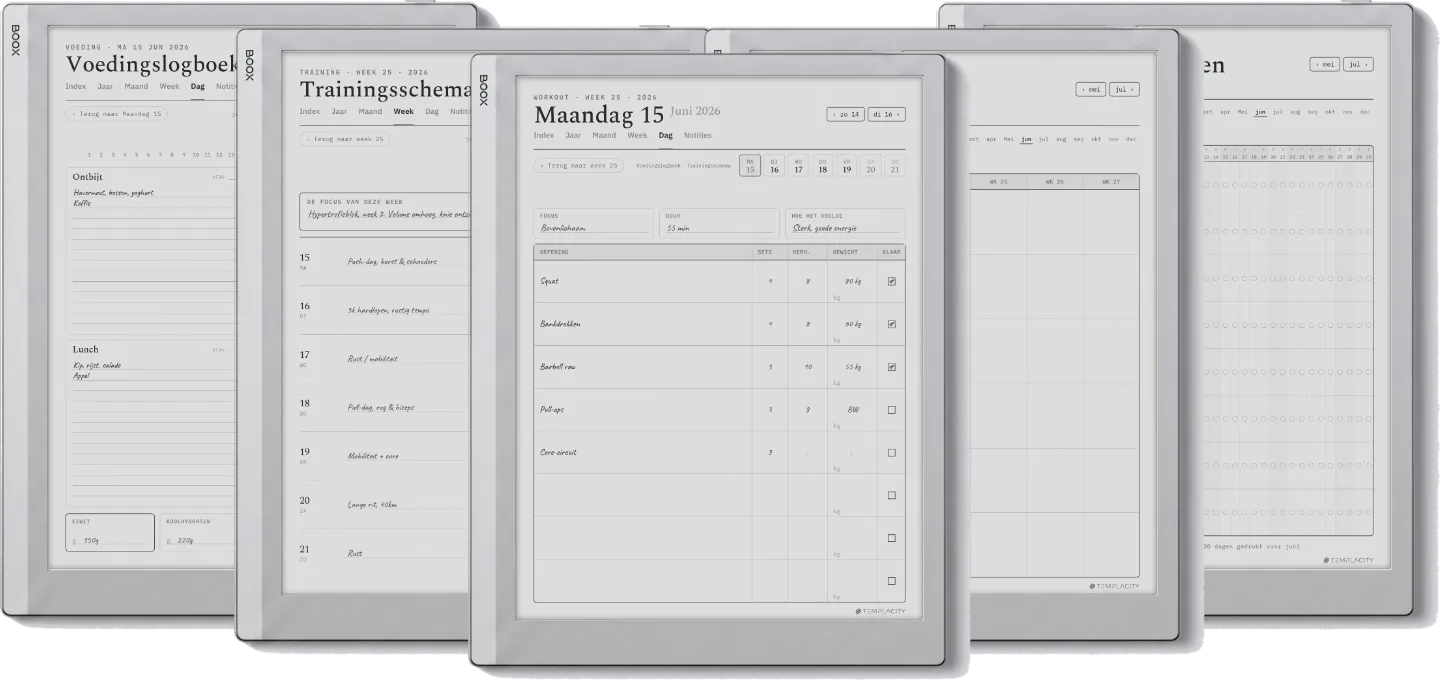 Digitale trainingsplanner