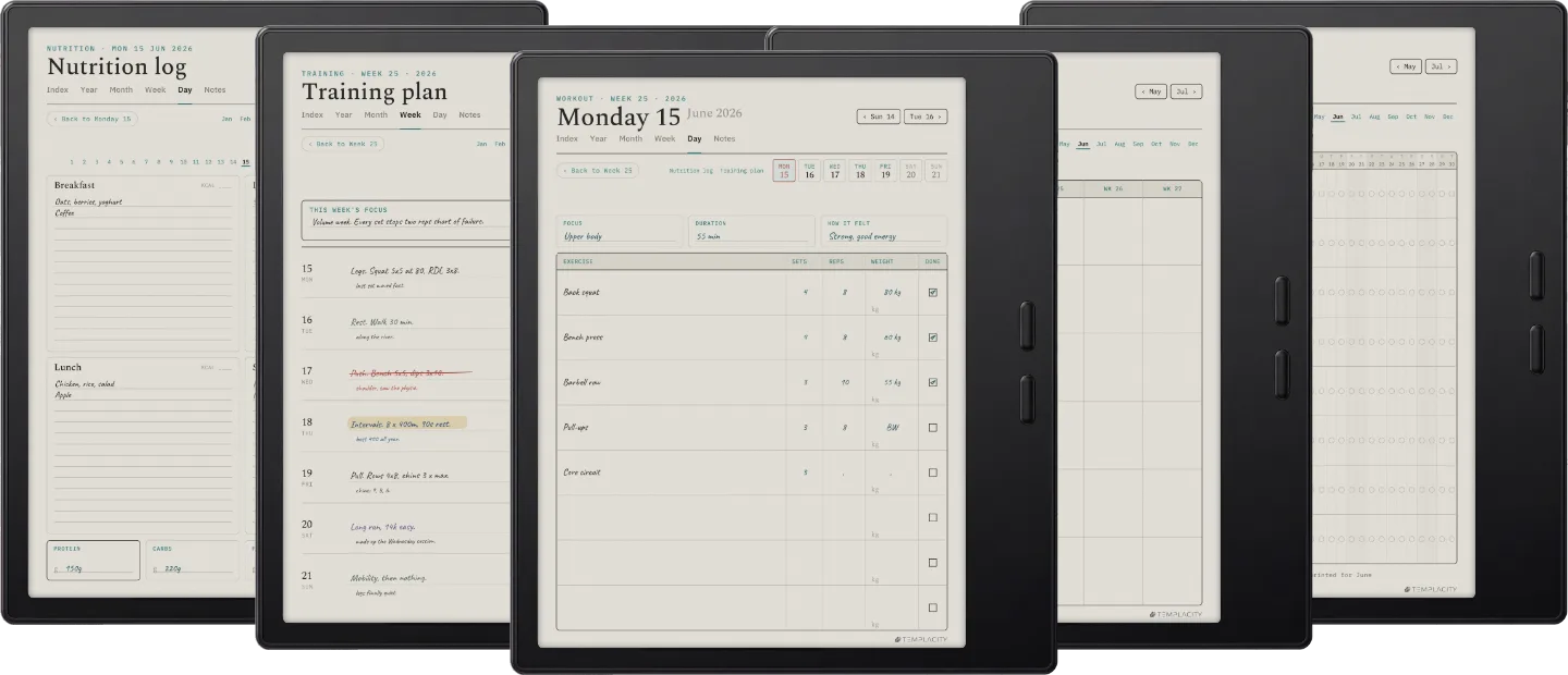 The Planner · Workout