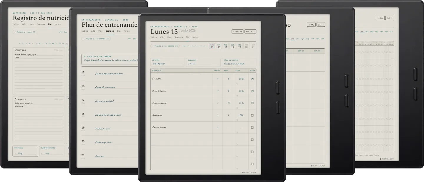 The Planner · Entrenamiento