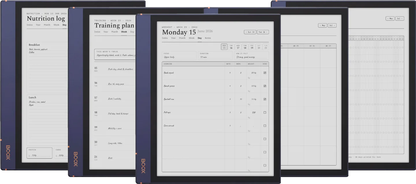The Planner · Workout
