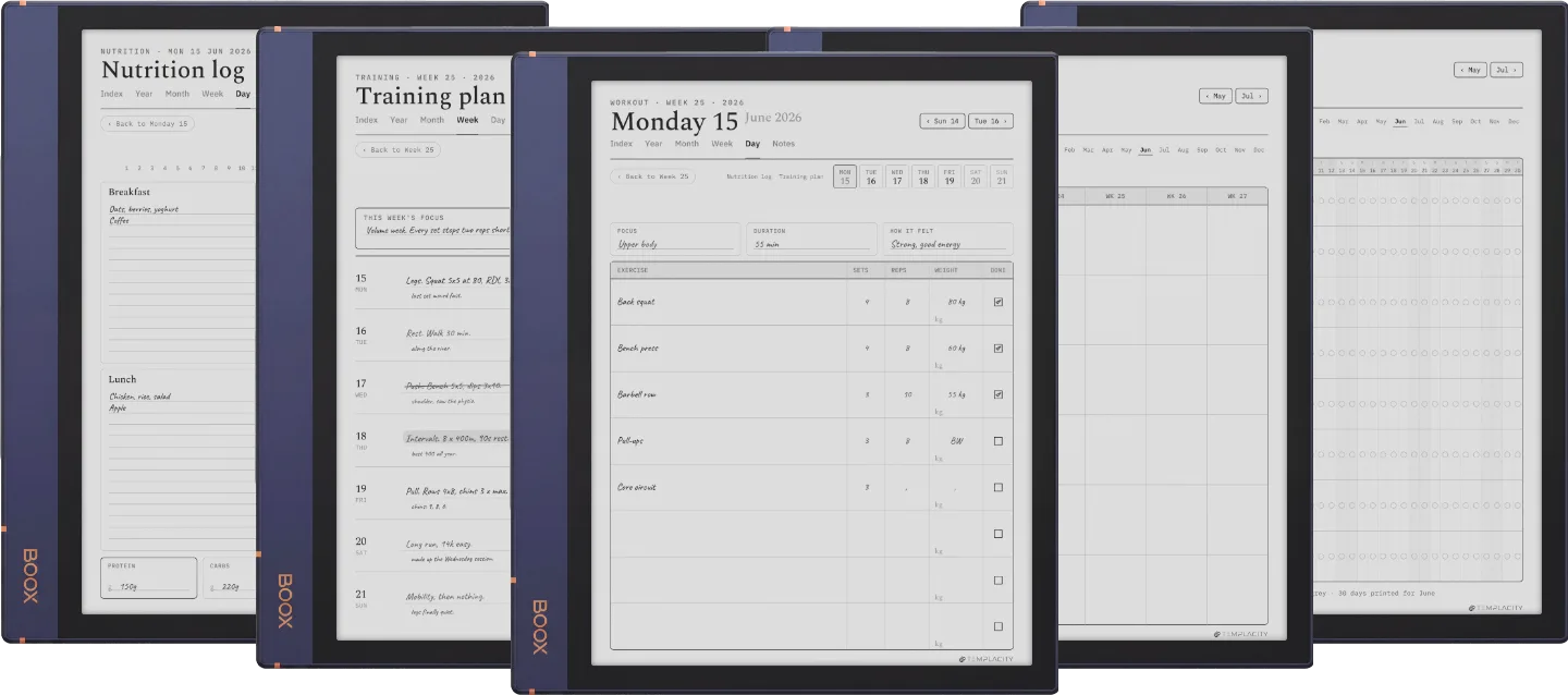 The Planner · Workout