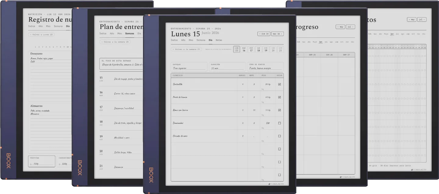 The Planner · Entrenamiento