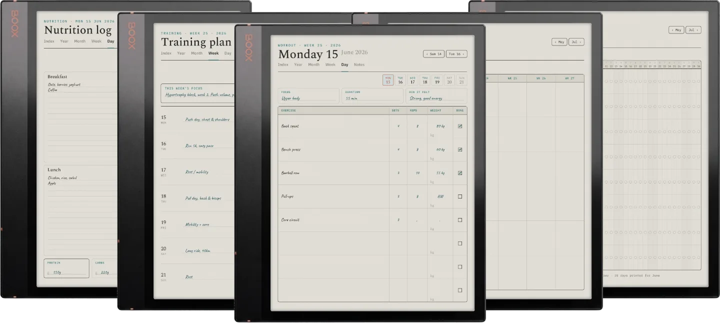 The Planner · Workout