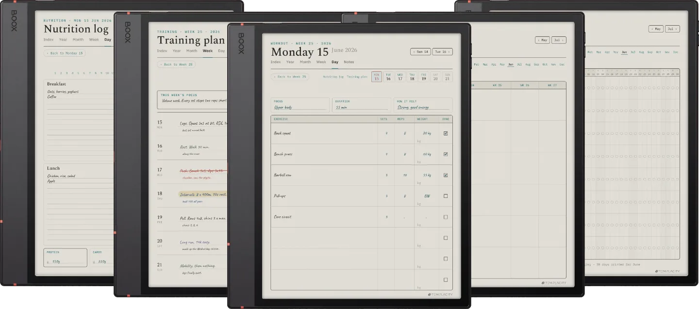 The Planner · Workout