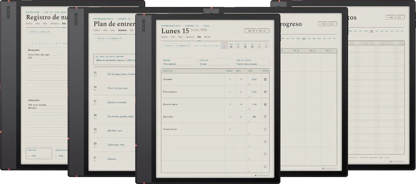 The Planner · Entrenamiento