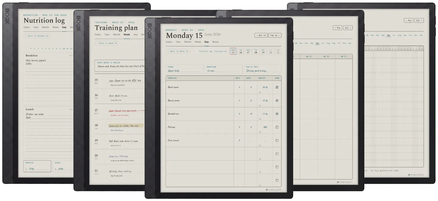 The Planner · Workout