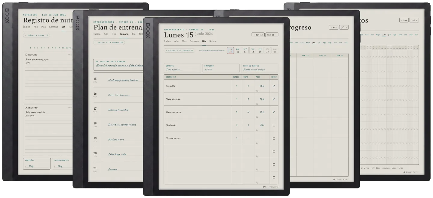 The Planner · Entrenamiento