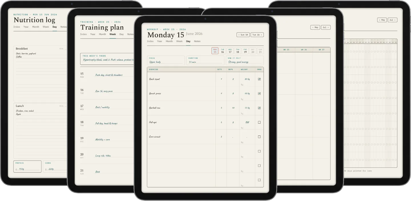 The Planner · Workout