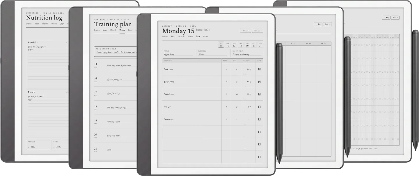 The Planner · Workout