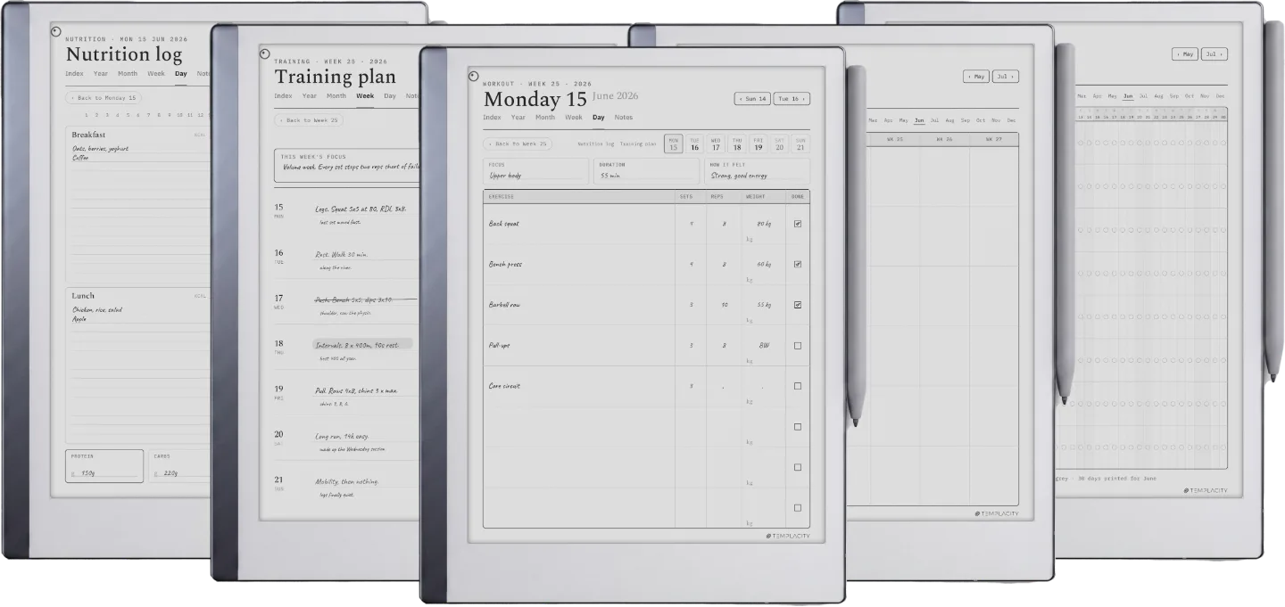 The Planner · Workout
