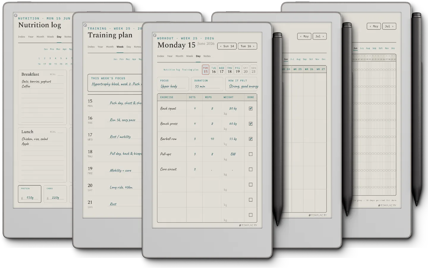 The Planner · Workout