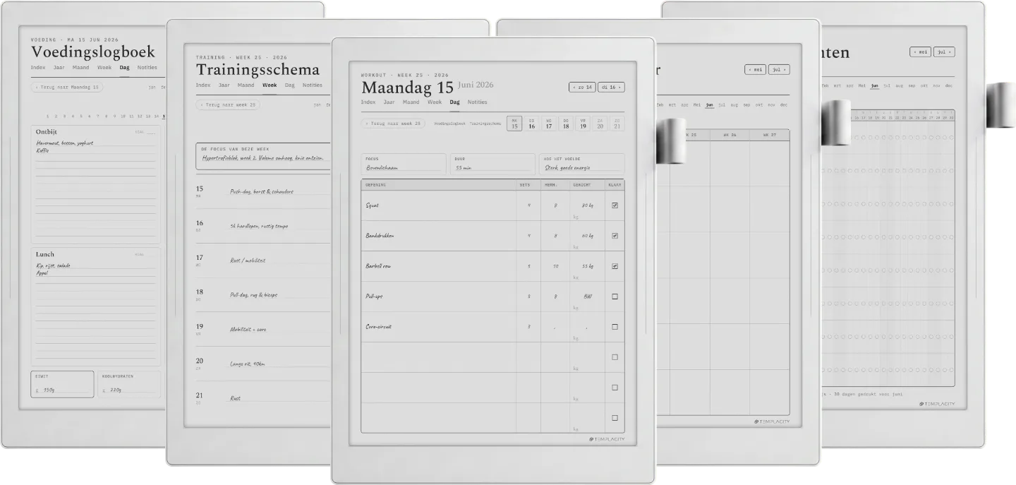 Digitale trainingsplanner