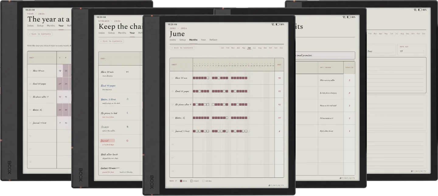 Habit Tracker Template