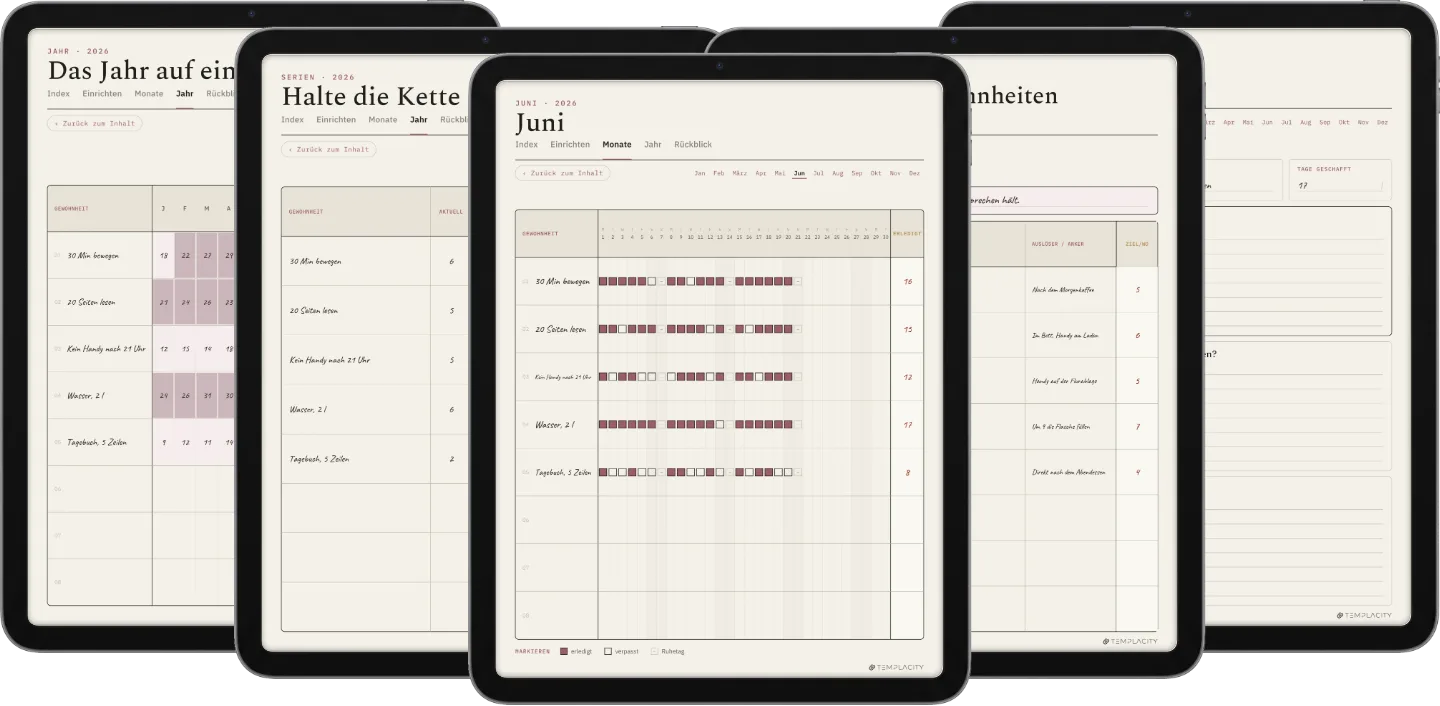 Habit-Tracker-Vorlage