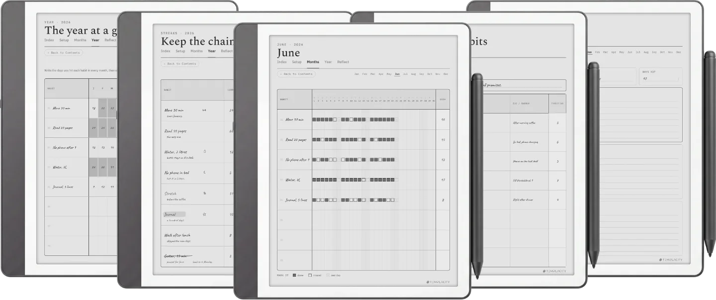 Habit Tracker Template