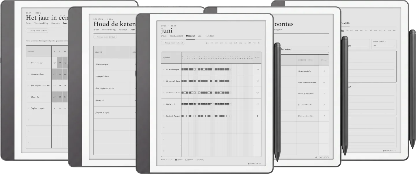 Gewoontetracker-sjabloon