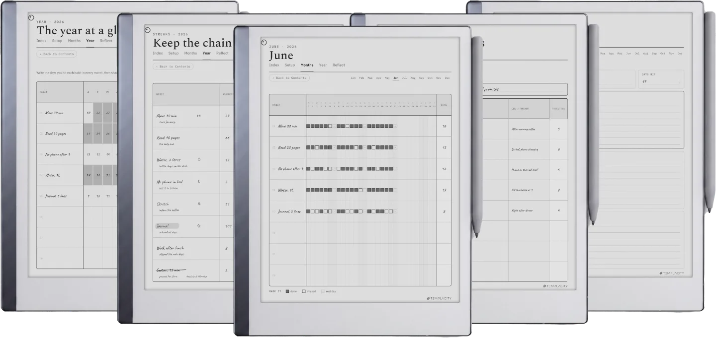 Habit Tracker Template