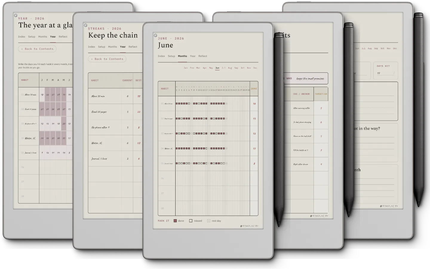 Habit Tracker Template