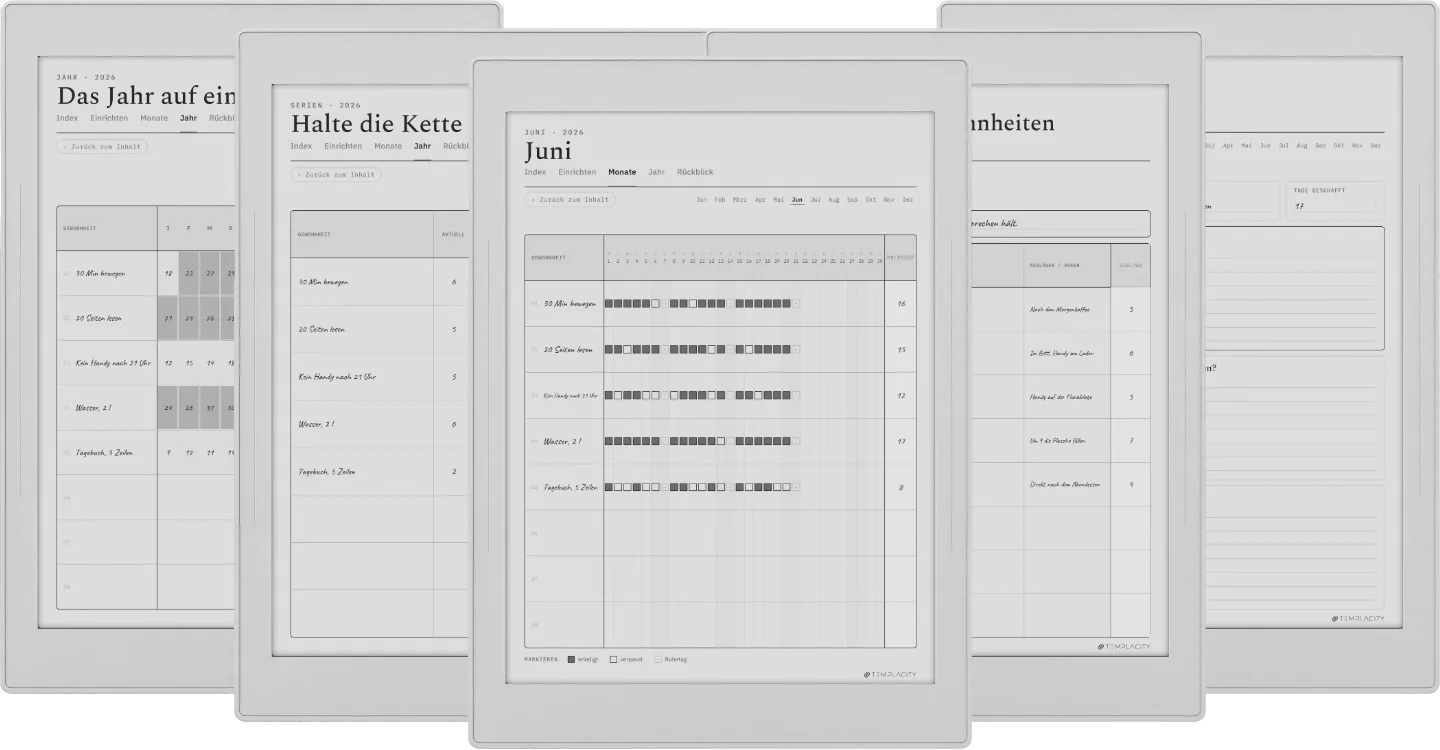 Habit-Tracker-Vorlage