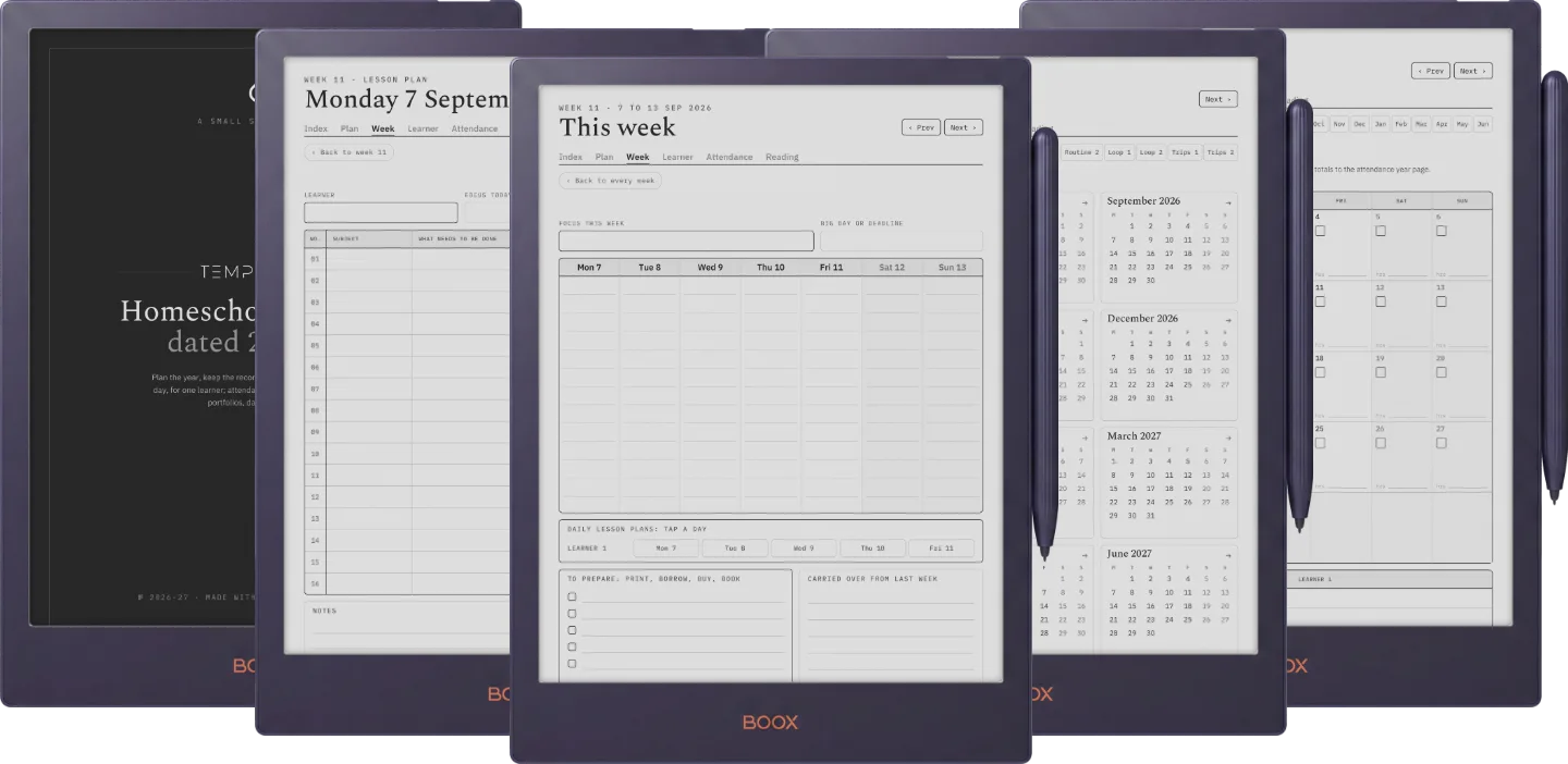 The Planner · Homeschool
