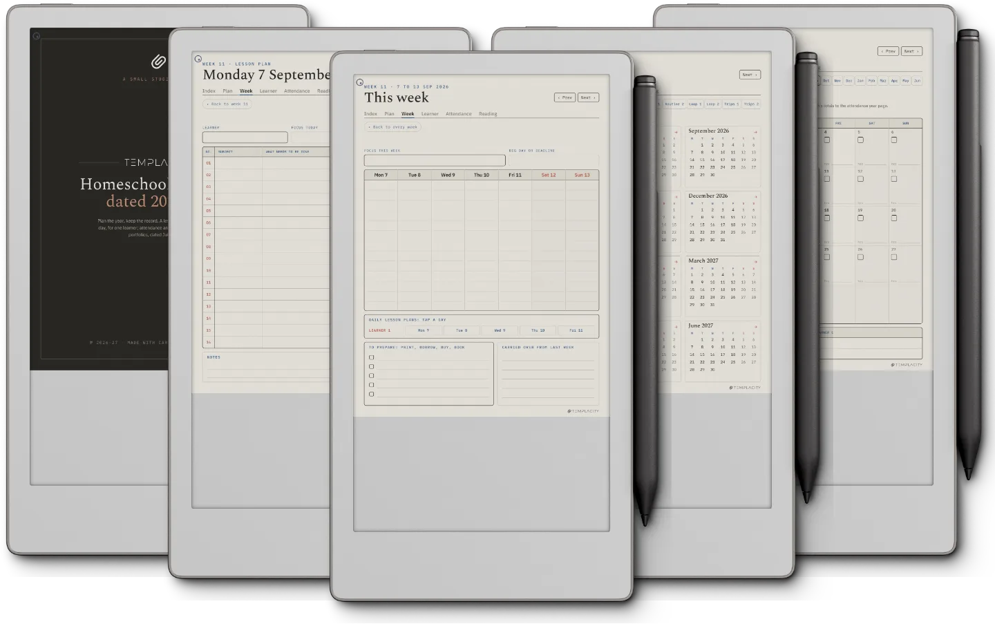 The Planner · Homeschool